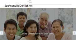 Desktop Screenshot of jacksonvilledentist.net